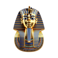 AI generated King tut isolated on transparent background png