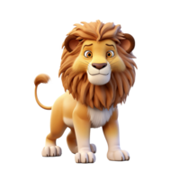 AI generated Lion png isolated on transparent background