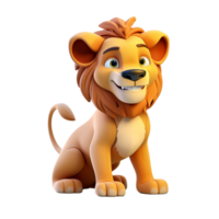 AI generated Lion png isolated on transparent background