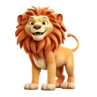 AI generated Lion png isolated on transparent background