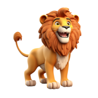 AI generated Lion png isolated on transparent background