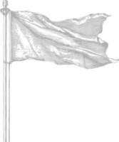 AI generated blank flag element with old engraving style vector