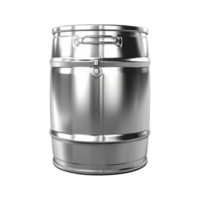 AI generated Metal beer can isolated on transparent background png