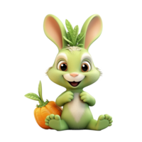 ai généré lapin png isolé sur transparent Contexte