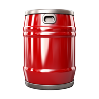 AI generated Metal beer can isolated on transparent background png