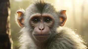 AI generated monkey high quality image photo