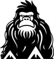 Bigfoot, Minimalist and Simple Silhouette - Vector illustration