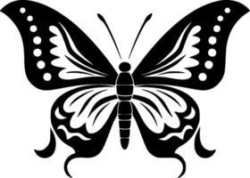 mariposa - minimalista y plano logo - vector ilustración