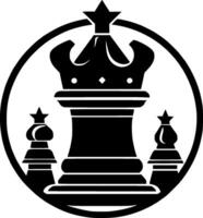 Chess, Minimalist and Simple Silhouette - Vector illustration