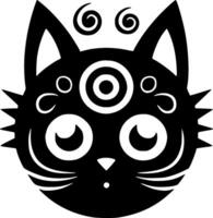 gato - alto calidad vector logo - vector ilustración ideal para camiseta gráfico