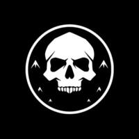 Death - Black and White Isolated Icon - Vector illustration