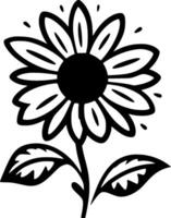 Flower - High Quality Vector Logo - Vector illustration ideal for T-shirt graphic