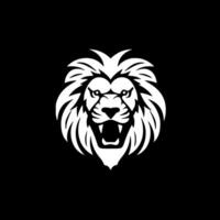 Lion - Minimalist and Flat Logo - Vector illustration