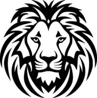 Lion - Minimalist and Flat Logo - Vector illustration