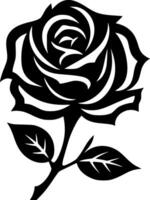 Rose - High Quality Vector Logo - Vector illustration ideal for T-shirt graphic