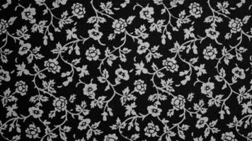 seamless abstract black floral vine pattern photo