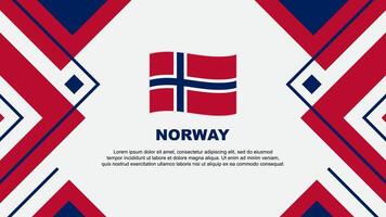 Norway Flag Abstract Background Design Template. Norway Independence Day Banner Wallpaper Vector Illustration. Norway Illustration
