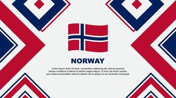 Norway Flag Abstract Background Design Template. Norway Independence Day Banner Wallpaper Vector Illustration. Norway Independence Day