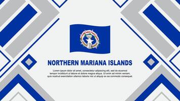 Northern Mariana Islands Flag Abstract Background Design Template. Northern Mariana Islands Independence Day Banner Wallpaper Vector Illustration. Flag