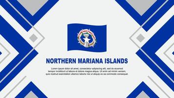 Northern Mariana Islands Flag Abstract Background Design Template. Northern Mariana Islands Independence Day Banner Wallpaper Vector Illustration. Template