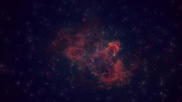 cósmico nebulosa cg animación video
