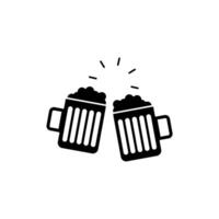 cheers concept line icon. Simple element illustration. cheers concept outline symbol design. vector