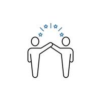 fun concept line icon. Simple element illustration. fun concept outline symbol design. vector