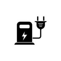 charging station concept line icon. Simple element illustration. charging station concept outline symbol design. vector