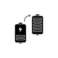 charging concept line icon. Simple element illustration. charging concept outline symbol design. vector