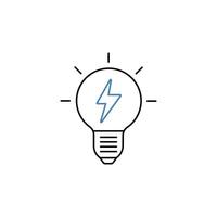 electricity concept line icon. Simple element illustration. electricity concept outline symbol design. vector