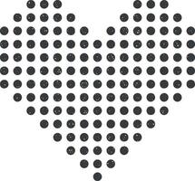 heart points icon vector illustration in stamp style