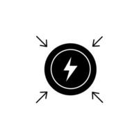 energy concept line icon. Simple element illustration. energy concept outline symbol design. vector