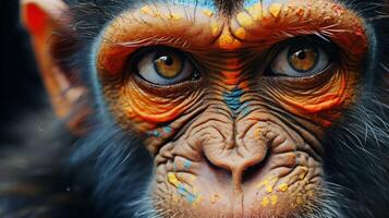 AI generated monkey high quality image photo