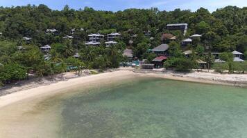 Aerial View of Tropical Beach video