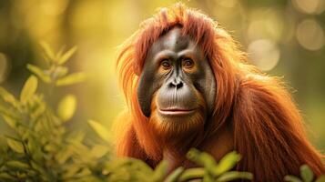 ai generado orangután alto calidad imagen foto