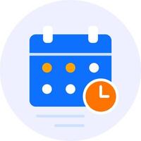 calendar schedule modern icon illustration vector