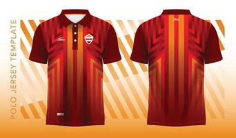 rojo resumen antecedentes y modelo para polo jersey deporte diseño vector