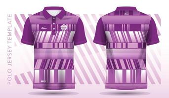 resumen púrpura antecedentes modelo para polo jersey deporte uniforme diseño vector
