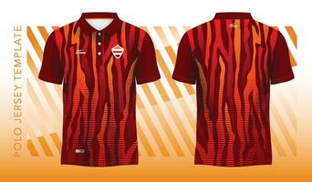 red abstract background and pattern for polo jersey sport design vector