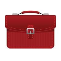 Briefcase icon in color. Office business meeting vector
