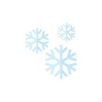 Snowflake icon in flat color style. Nature snowflakes winter December vector