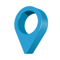 blue pin location on transparent background png