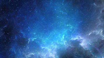 Blau Galaxis cg Animation video