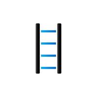 Ladder icon in duo tone color. House maintenance equipment vector