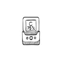 Hand drawn sketch icon densitometer vector