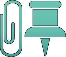 Paper Clip Vecto Icon vector