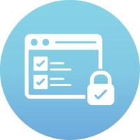 Secure Data Vecto Icon vector