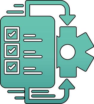 Workflow Vecto Icon vector