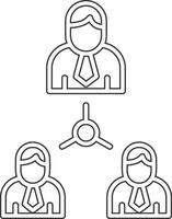 Management Vecto Icon vector