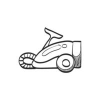 Hand drawn sketch icon vacuum cleaner vector